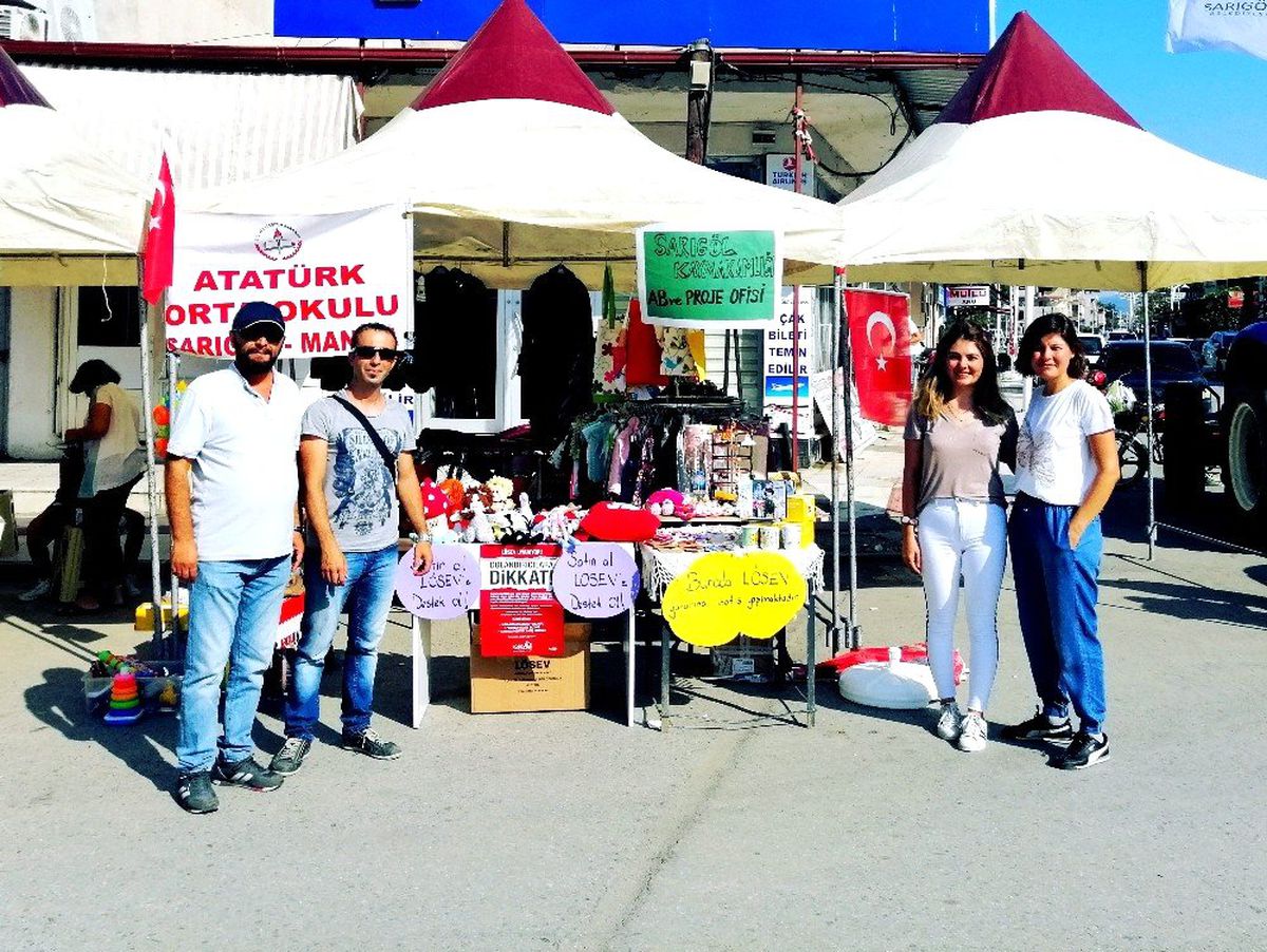 Açılan standın tüm geliri LÖSEV\'e