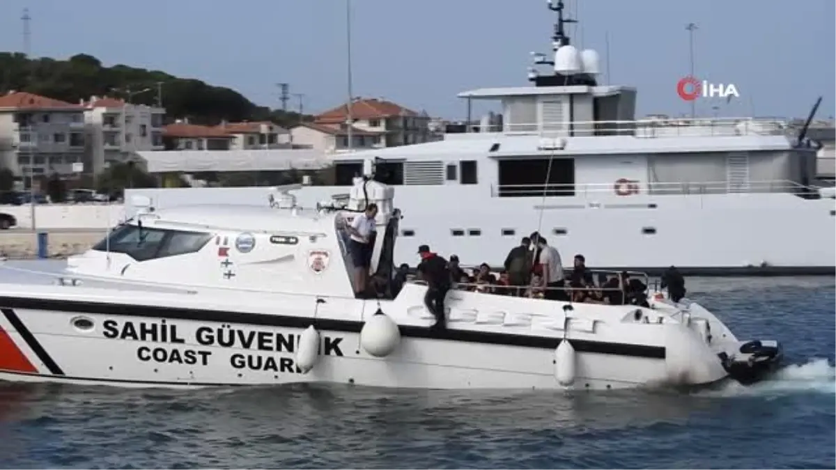 Çeşme\'de 6 şişme botta 236 düzensiz göçmen yakalandı