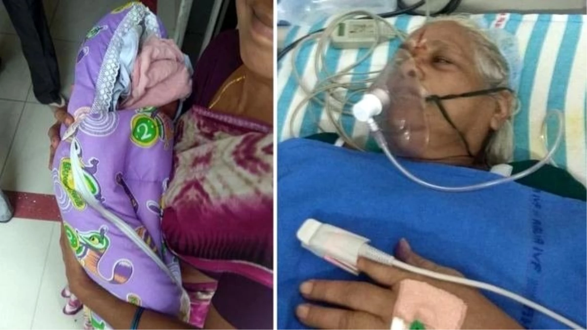 Hindistanlı kadın 73 yaşında ikiz doğurdu
