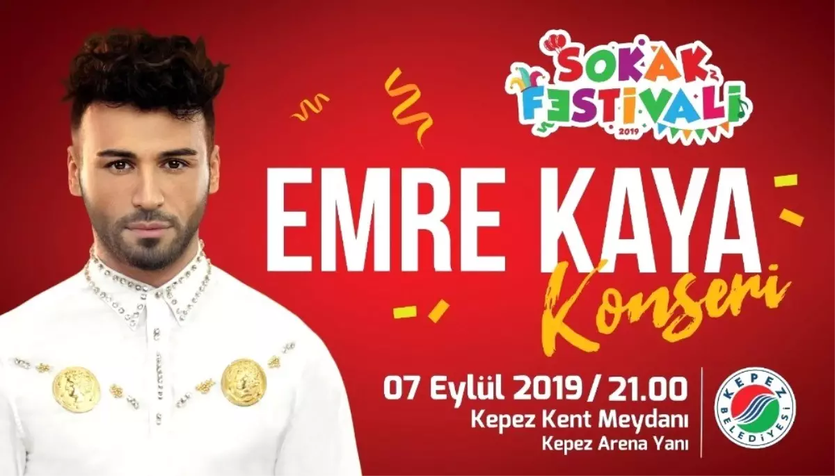 Ünlü sanatçı Emre Kaya, Sokak Festivali\'nde