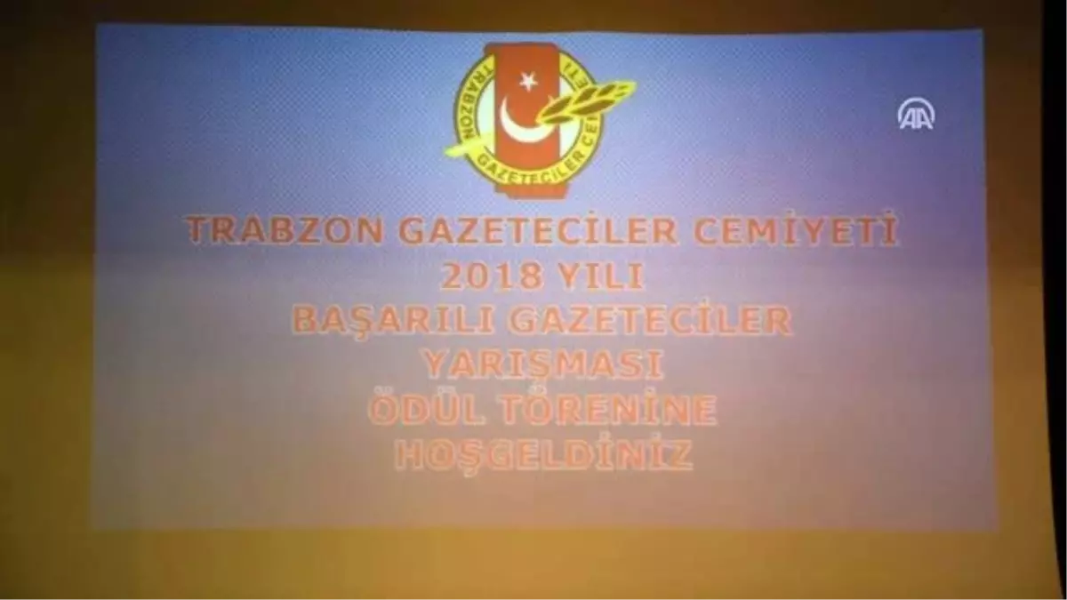 "2018 Başarılı Gazeteciler Yarışması" ödül töreni