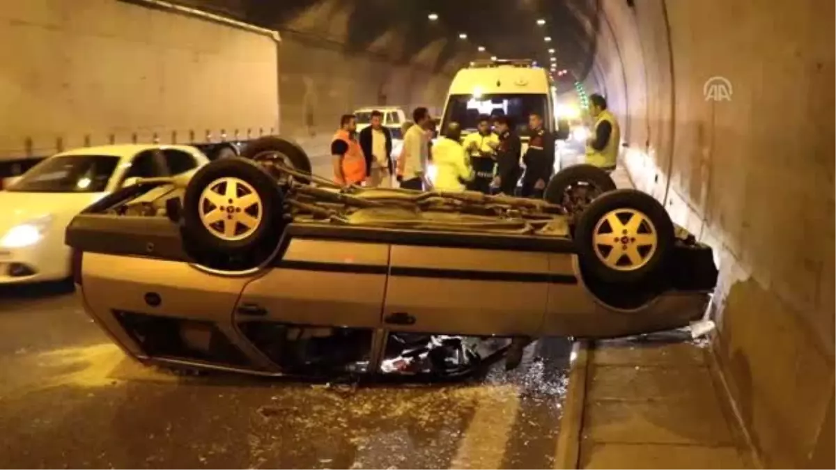 Bolu Dağı Tüneli\'nde trafik kazası: 2 yaralı