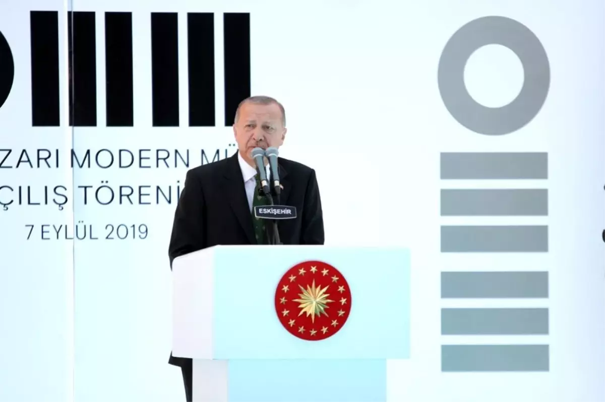 Cumhurbaşkanı Erdoğan Odunpazarı Modern Müze\'nin açılışına konuştu