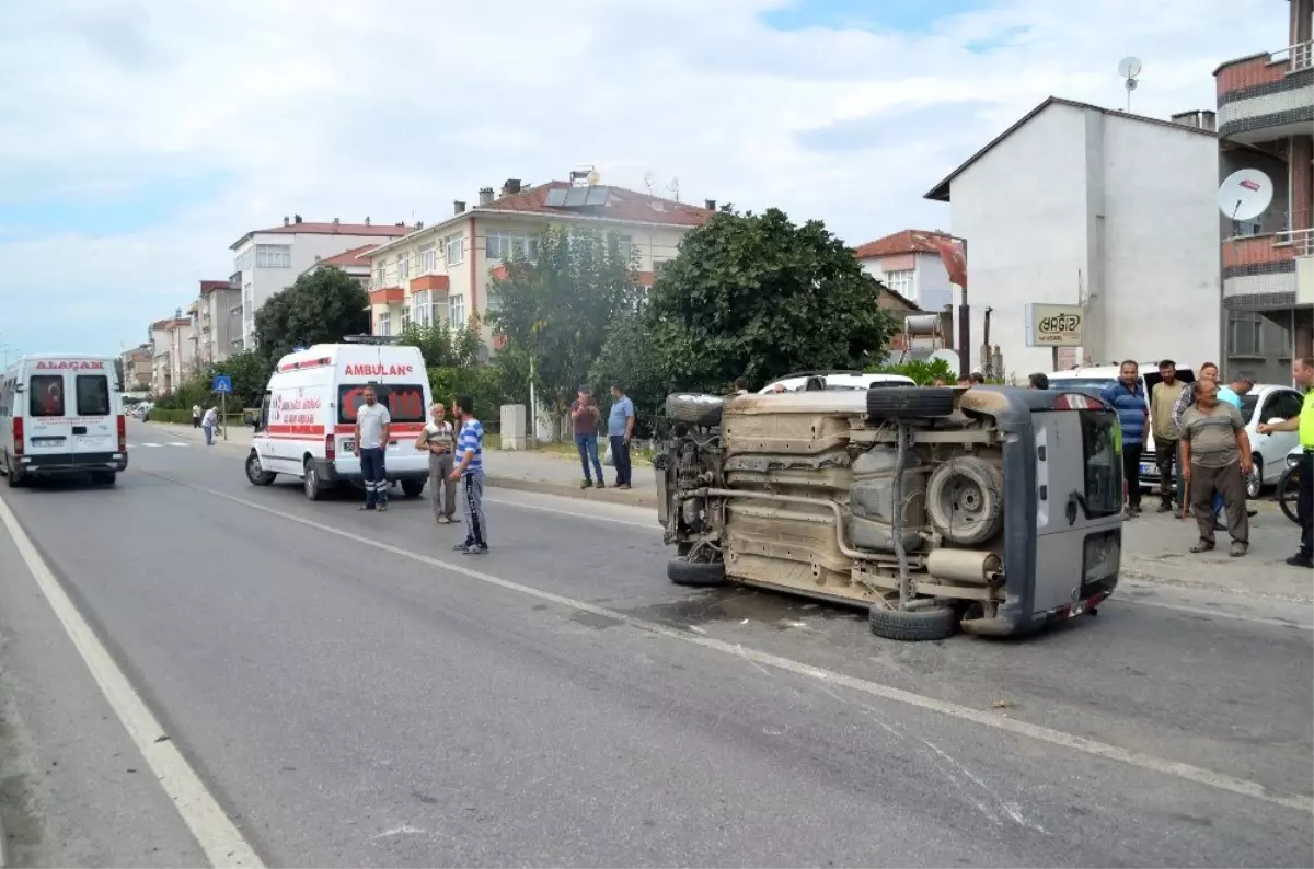 Emniyet kemeri sayesinde burnu bile kanamadı