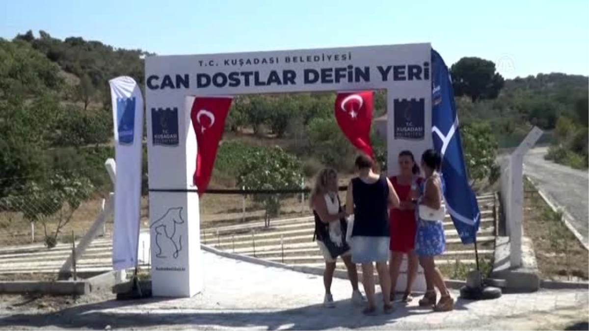 Kuşadası\'nda hayvan mezarlığı açıldı