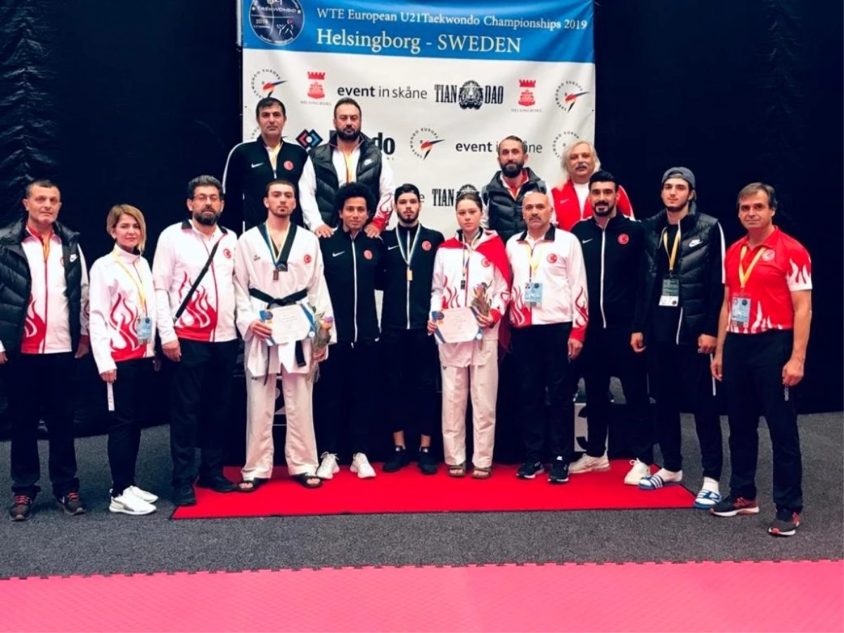 Millilerden Avrupa Ümitler Taekwondo Şampiyonası\'nda 2 madalya