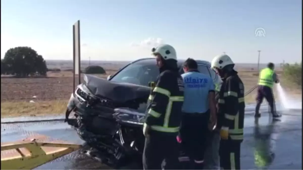 Otomobille cip çarpıştı: 1 ölü, 3 yaralı