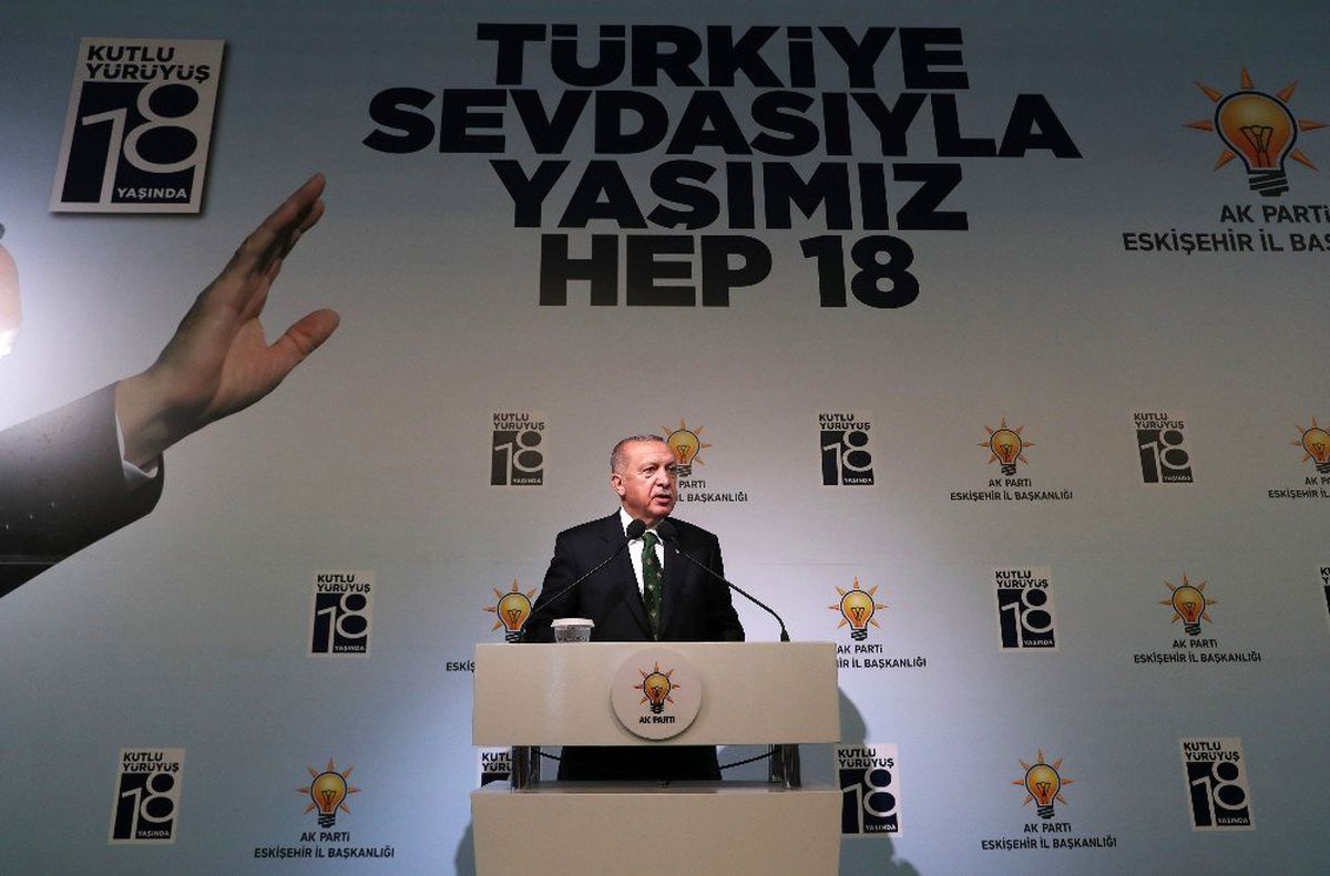 Recep Tayyip Erdoğan partililerle buluştu