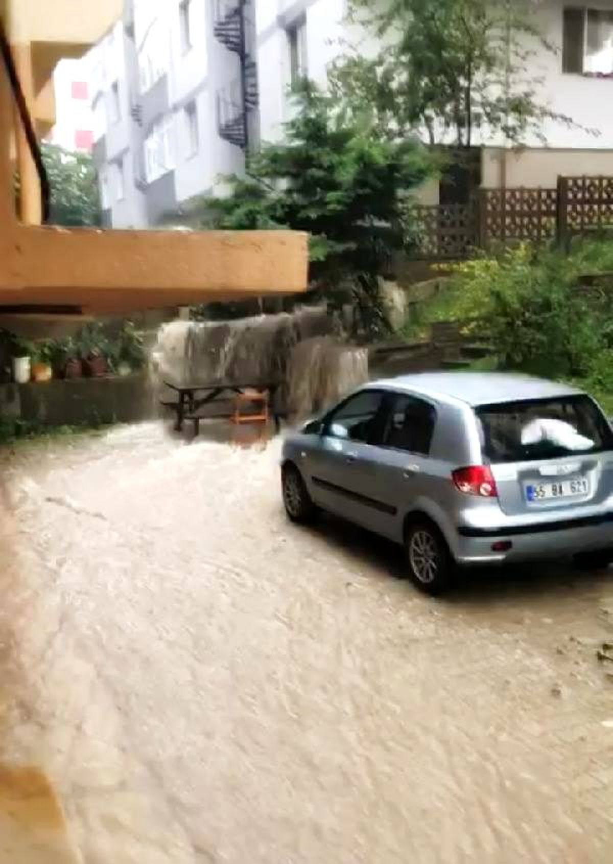 Sinop\'ta sağanak etkili oldu