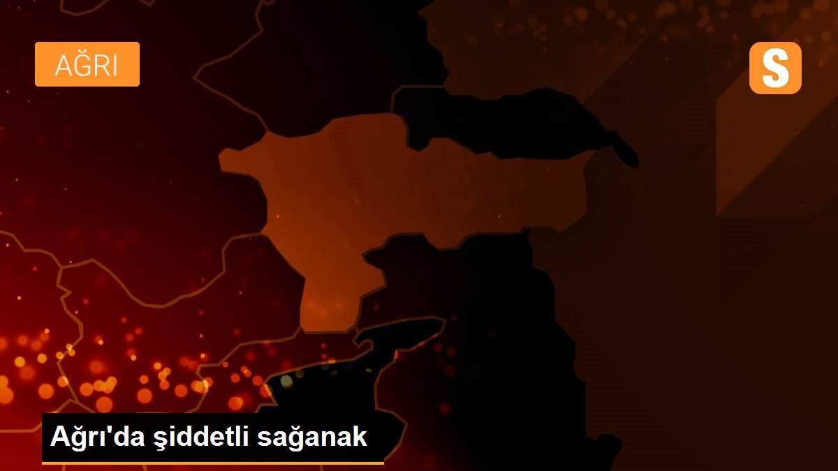 Ağrı\'da şiddetli sağanak