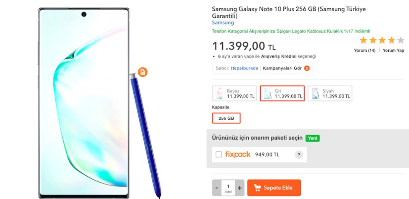 Galaxy Note 10 Alana 2019 model BMW 118i Premium Line Kazanma Şansı