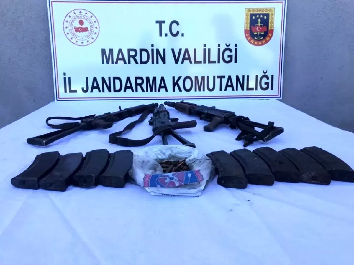 Mardin\'de etkisiz hale getirilen teröristlere ait mühimmat ele geçirildi