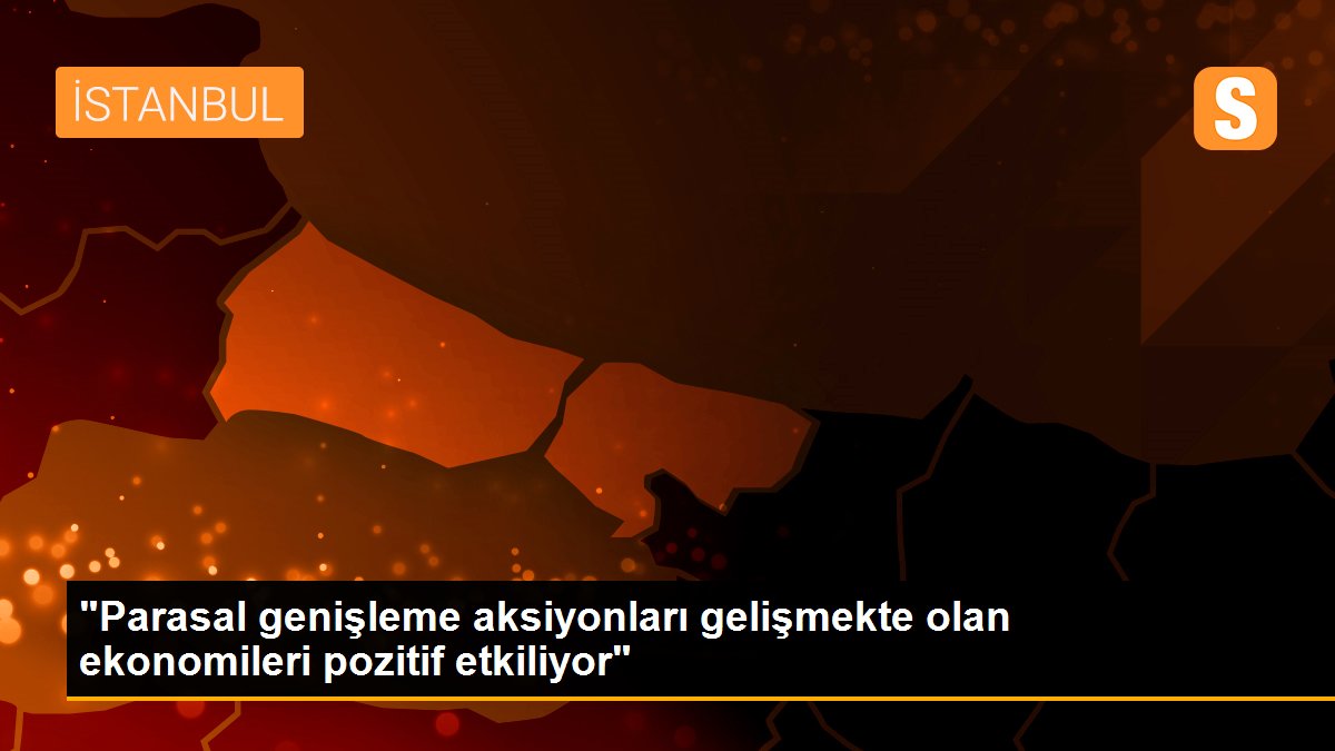 "Parasal genişleme aksiyonları gelişmekte olan ekonomileri pozitif etkiliyor"