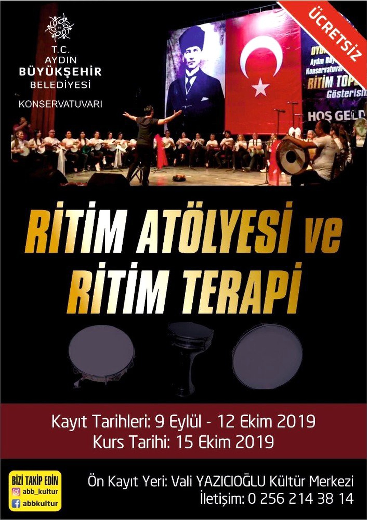 Aydın Büyükşehir Belediyesi Konservatuvarı, kayıtlara başladı