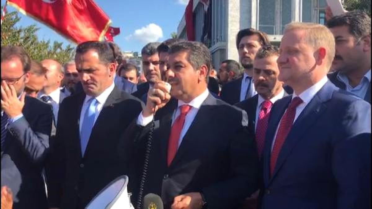 Başkan tevfik göksu işten çıkarılan işçileri ziyaret etti