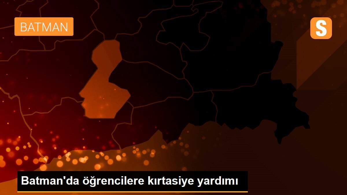 Batman\'da öğrencilere kırtasiye yardımı