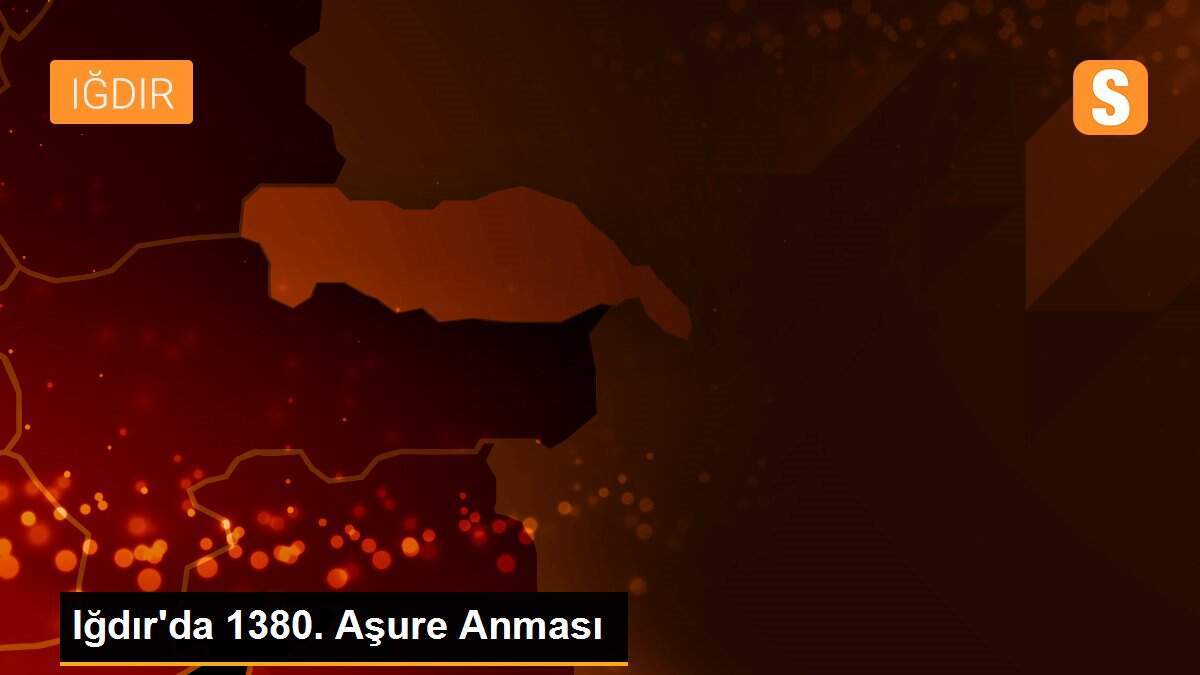 Iğdır\'da 1380. Aşure Anması