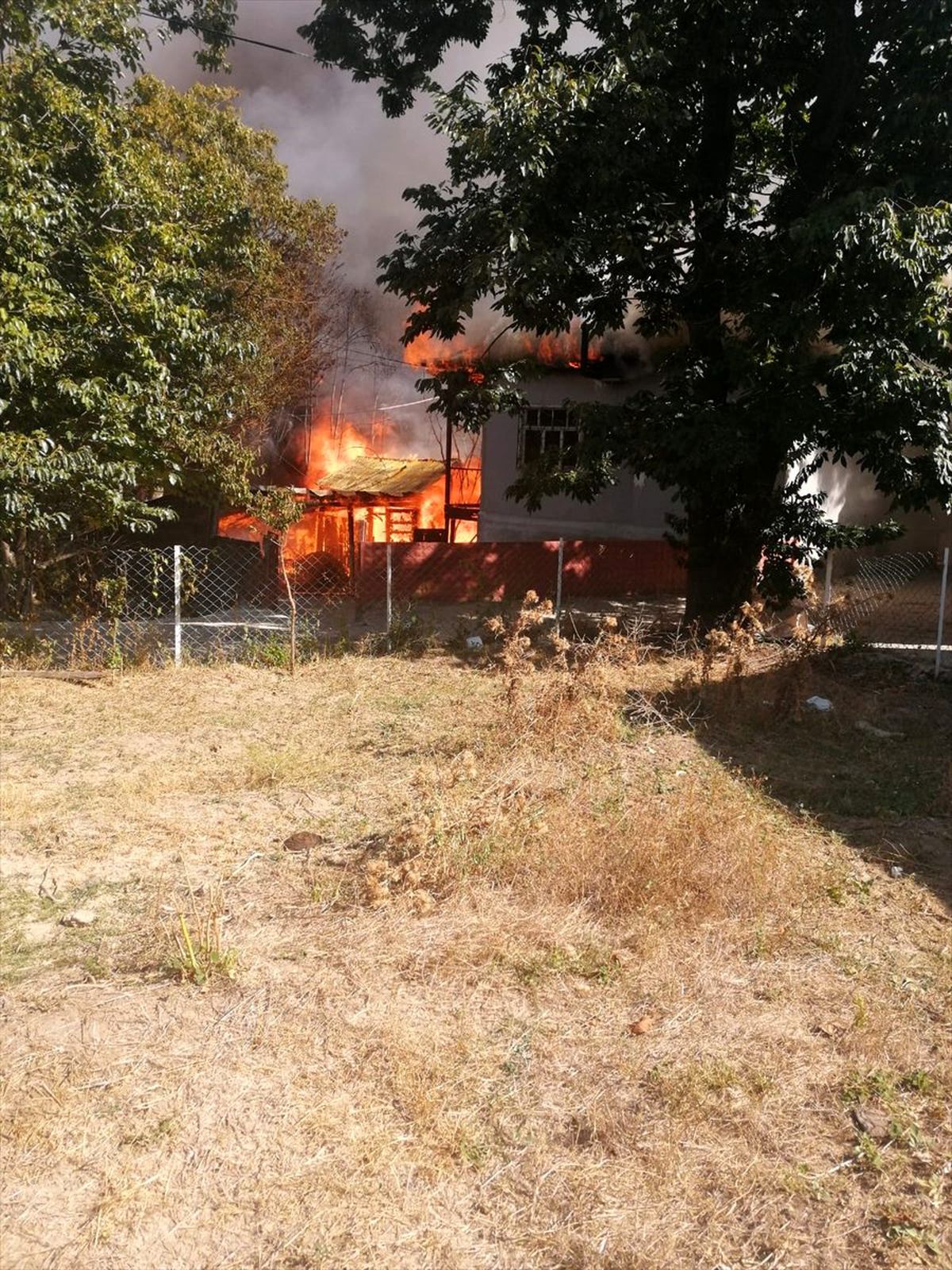 Koyulhisar\'da yangın