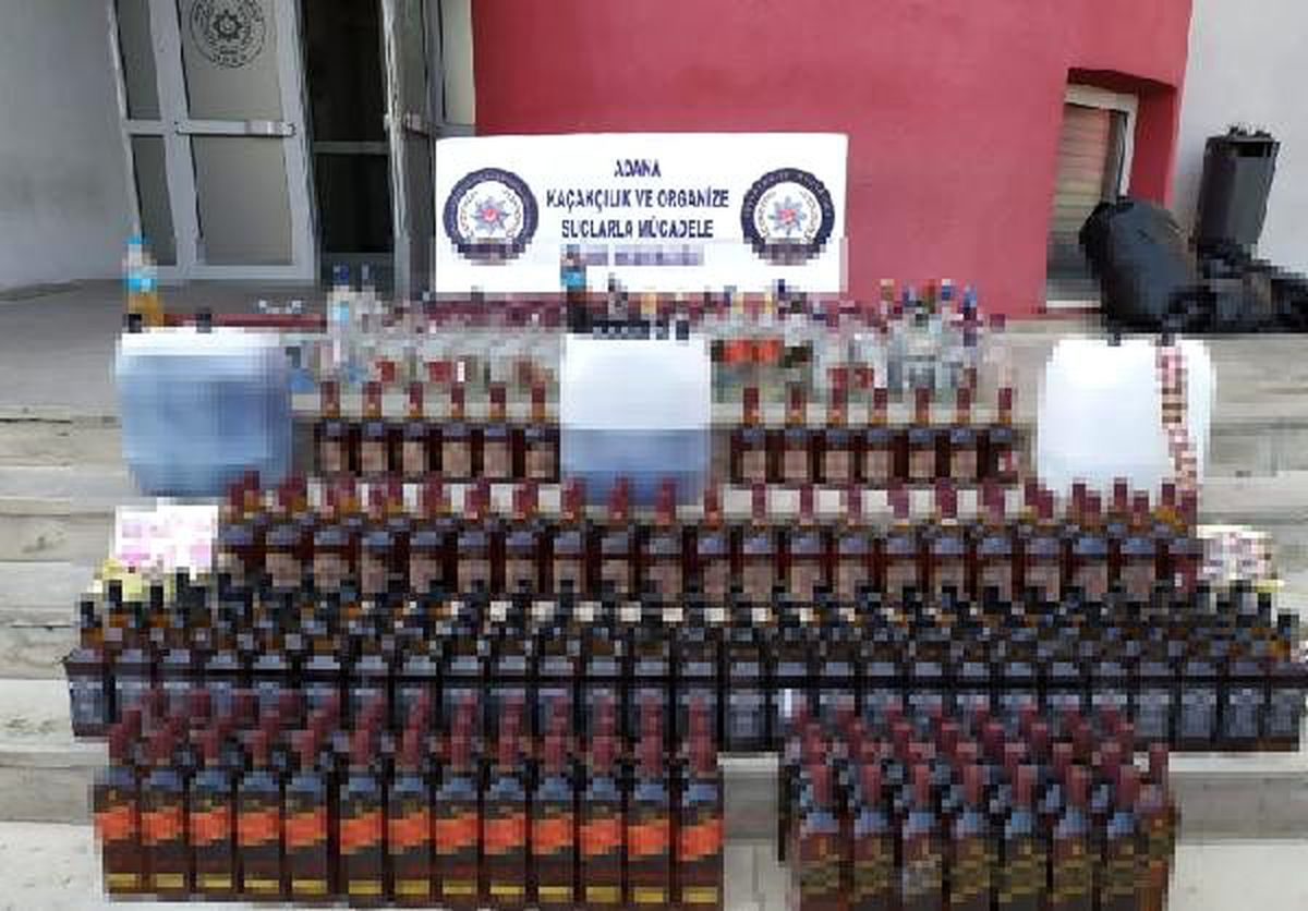 Adana\'da sahte içki operasyonu