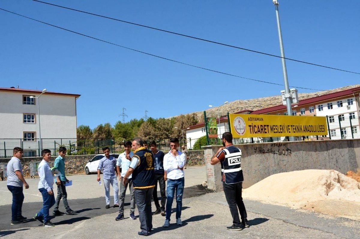 Adıyaman\'da okul çevresi ve servislerde denetim