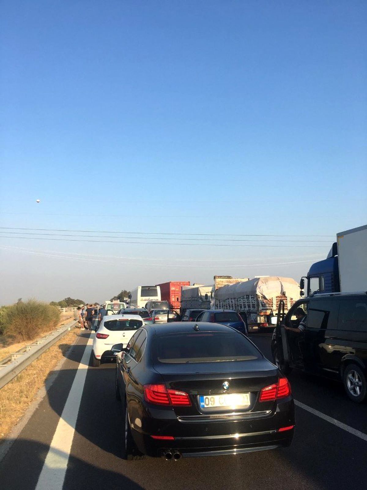 Aydın-İzmir otobanı çift yönlü ulaşıma kapandı