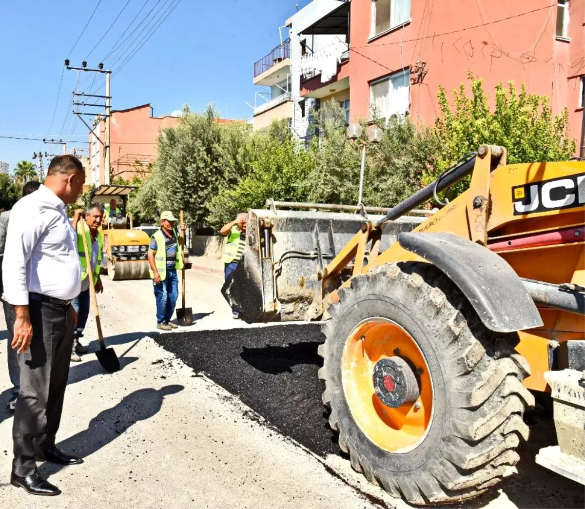 Başkan Yılmaz, yol çalışmalarını inceledi