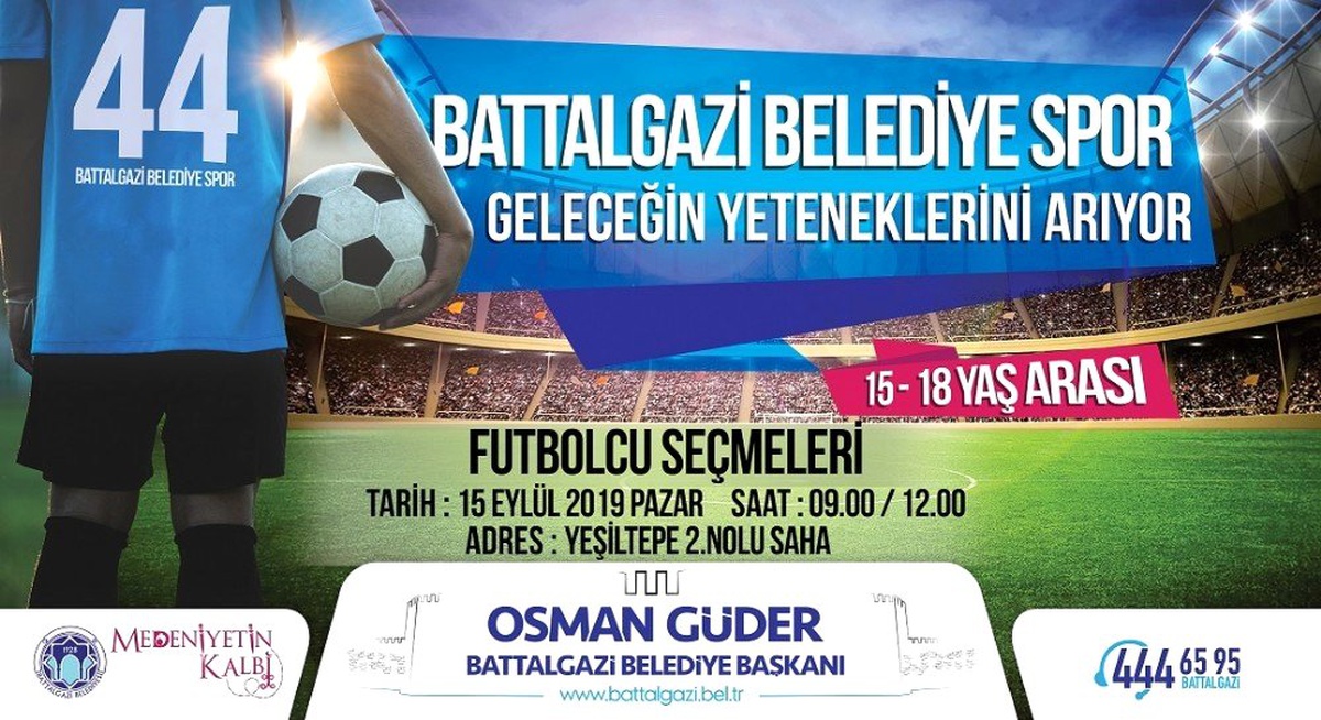 Battalgazi Belediyespor geleceğin yeteneklerini arıyor