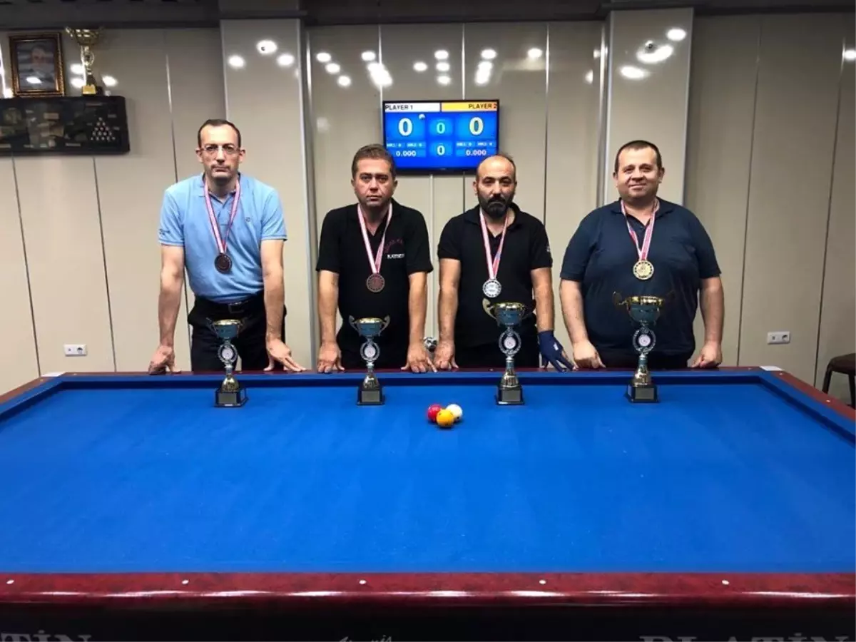 Bilardo İl Birinciliği Sona Erdi