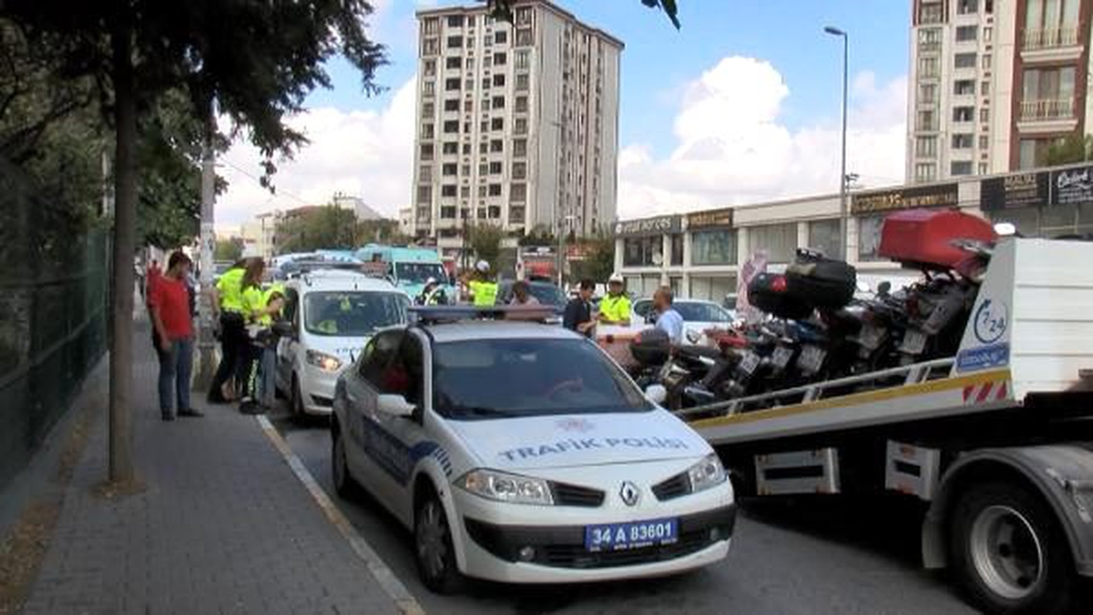 Esenyurt\'ta motosikletlere yönelik denetim