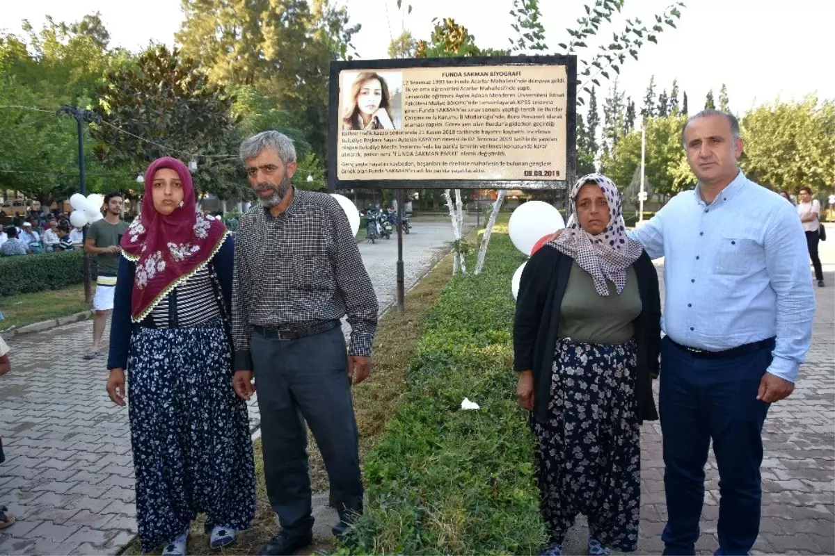 Kazada hayatını kaybeden Sakman\'ın adı parkta yaşayacak