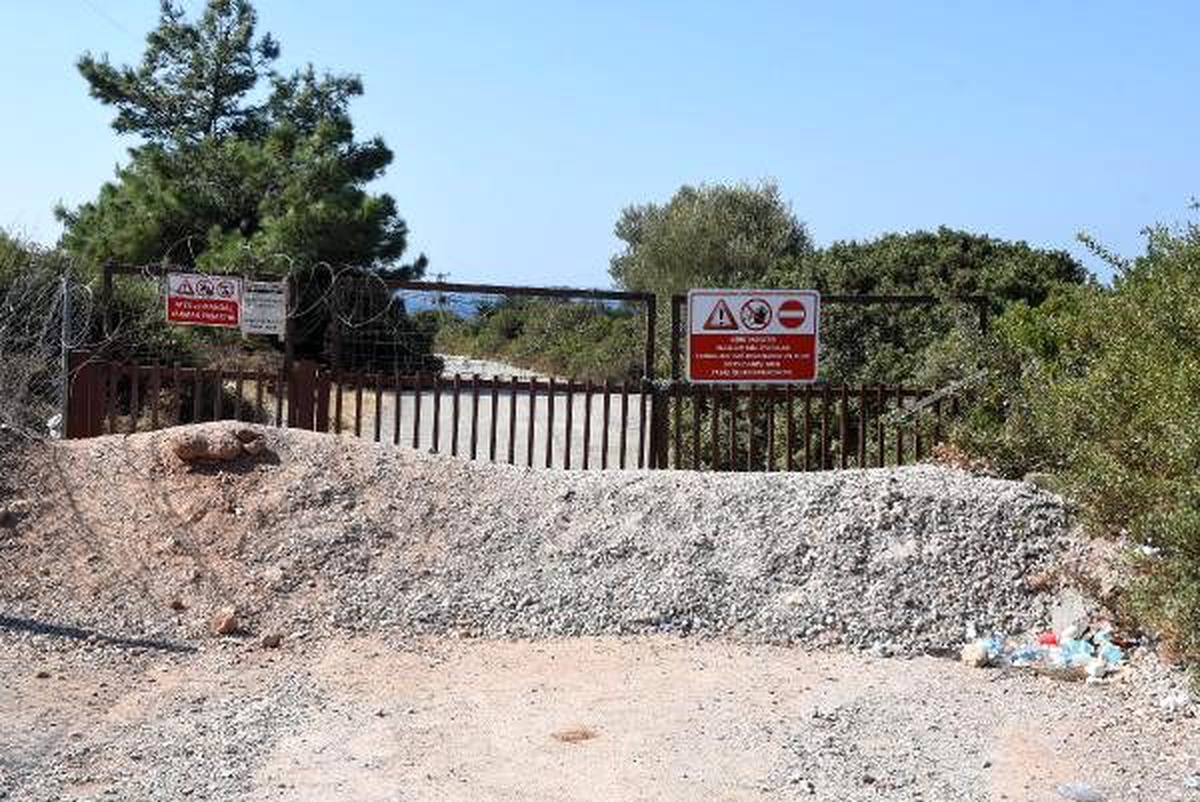 Plaj, sit alanında olduğu için kapatıldı, habersiz olanlar kapıdan döndü
