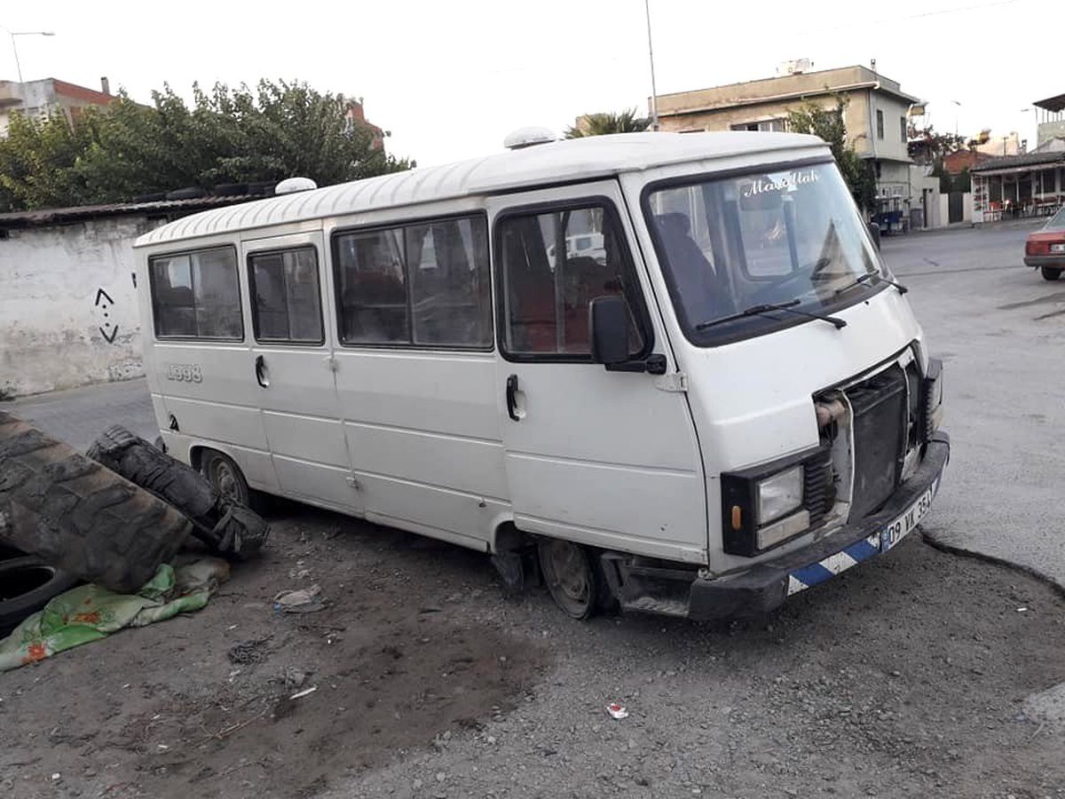 Söke\'de çalınan minibüs bulundu