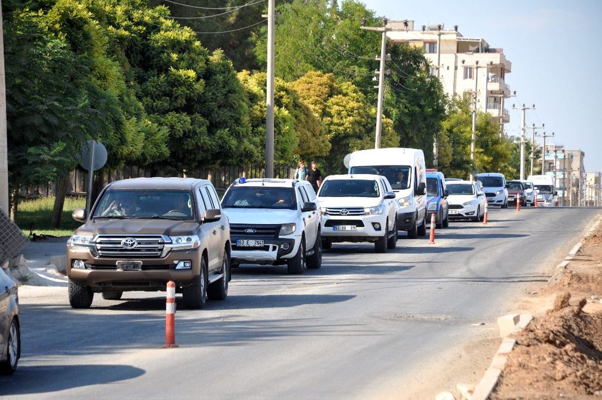 ABD\'li komutanlar Akçakale\'den ayrıldı