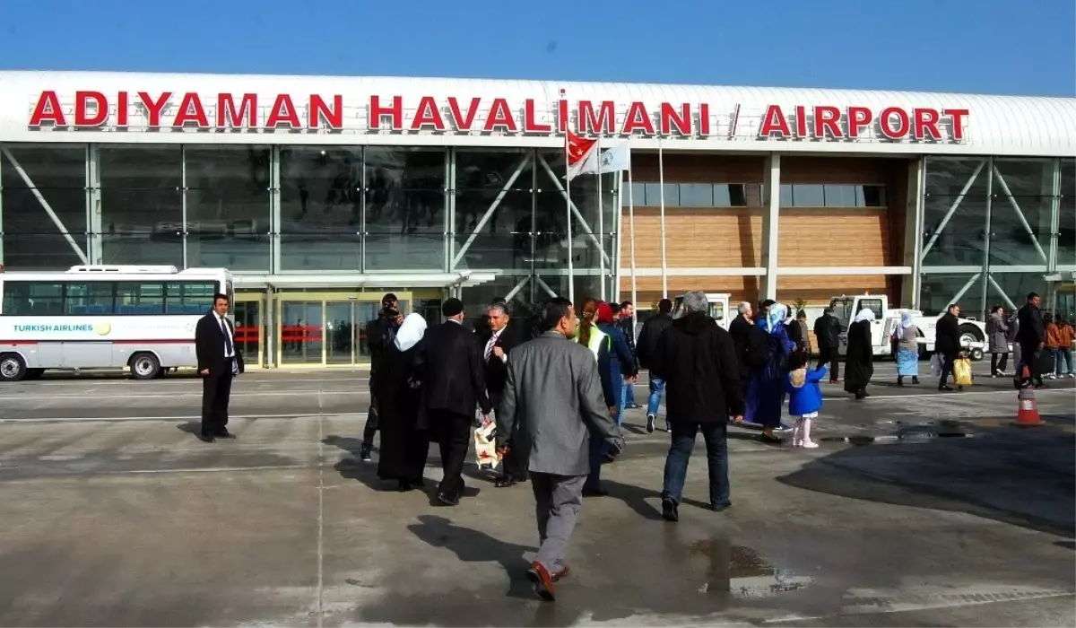 Adıyaman Havalimanı 1 ayda yaklaşık 22 bin yolcuya hizmet verdi