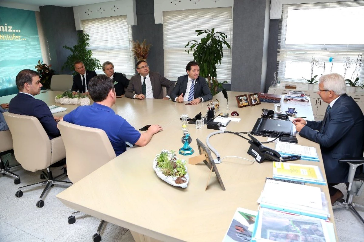 Bursaspor yönetiminden Başkan Erdem\'e ziyaret