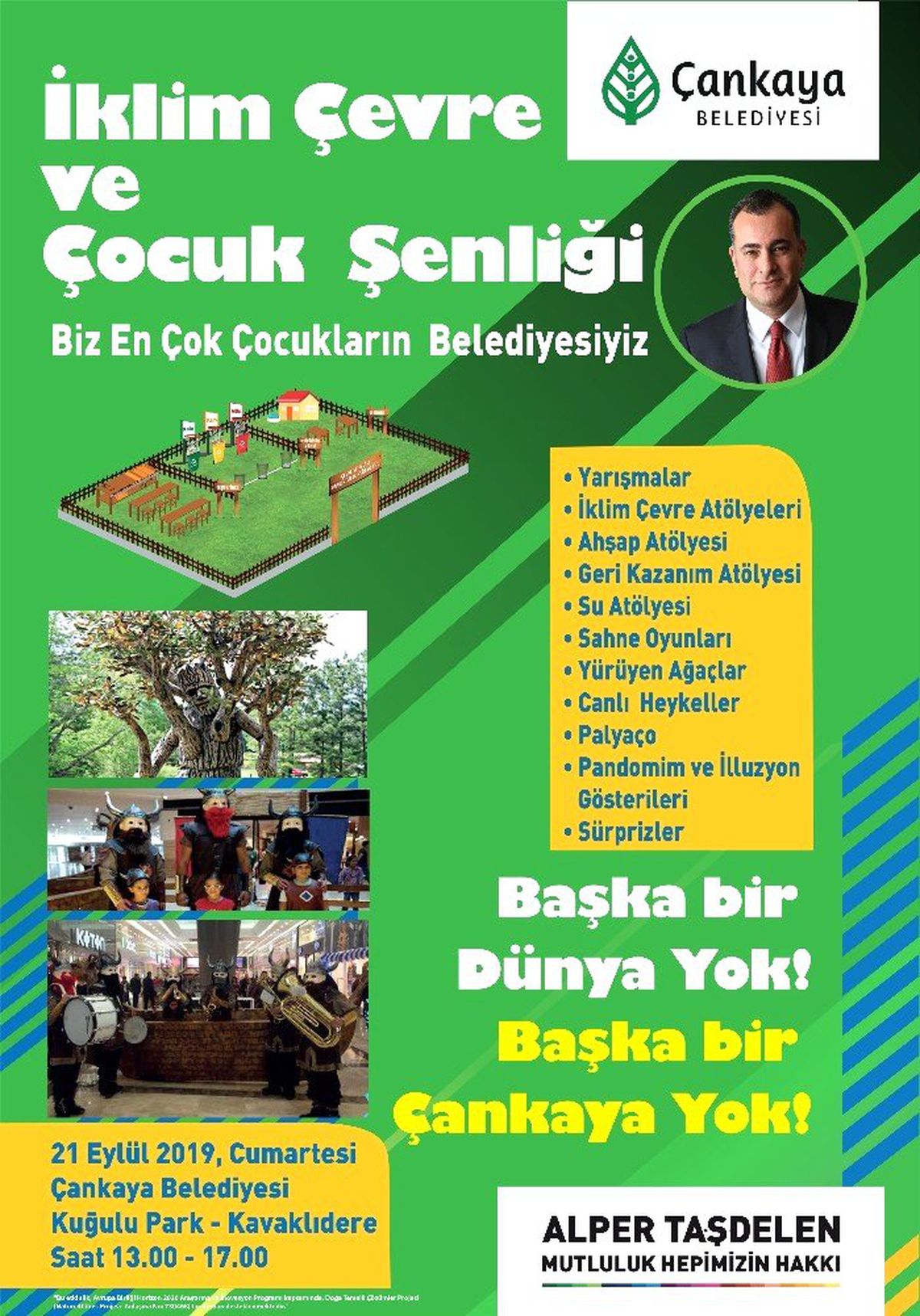 Çankaya\'da İklim Çevre ve Çocuk Şenliği