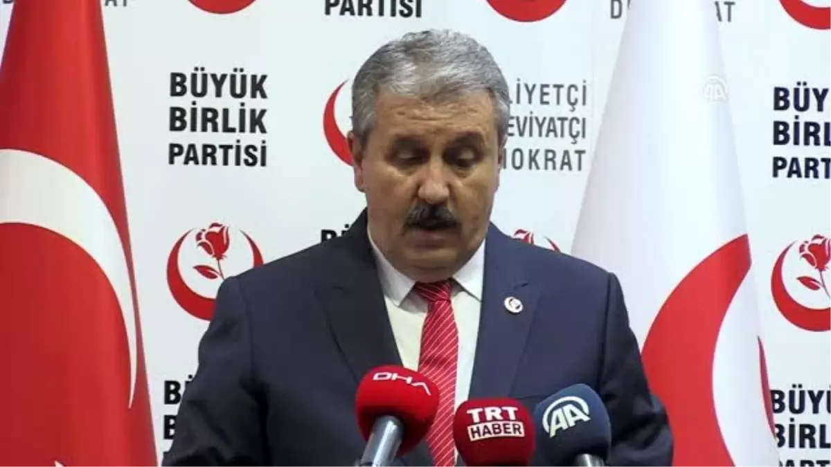 Destici: "Teröre destek veren siyasi parti kapatılır"