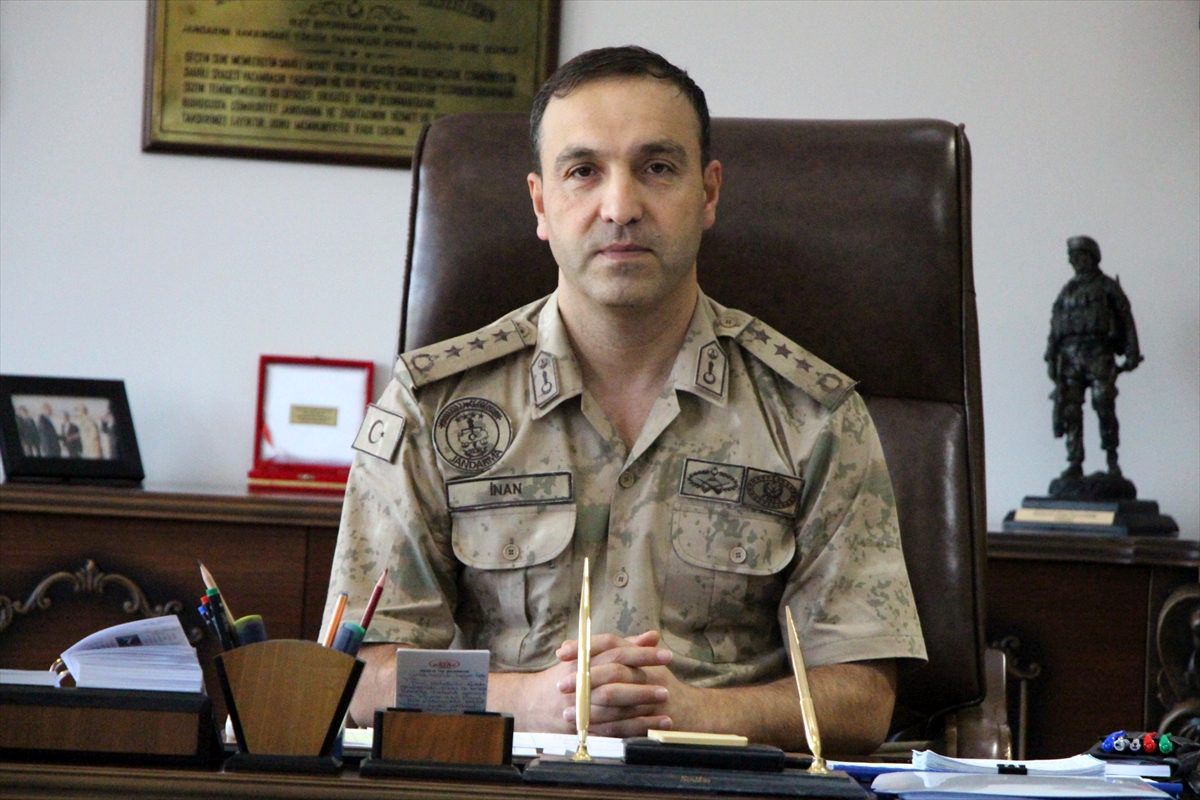 Elazığ Jandarma Komutanı Albay İnan, basın mensuplarıyla bir araya geldi