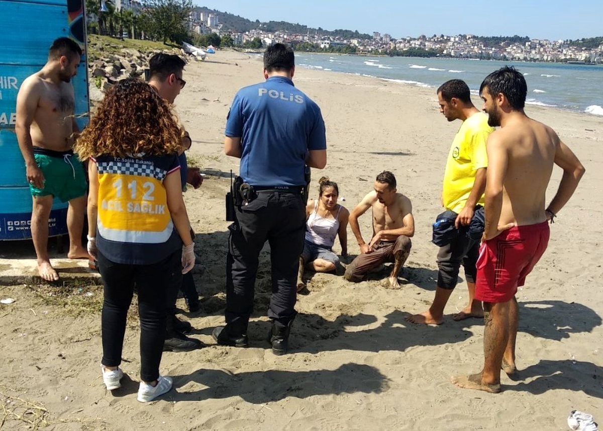 Genç kız son anda kurtarıldı