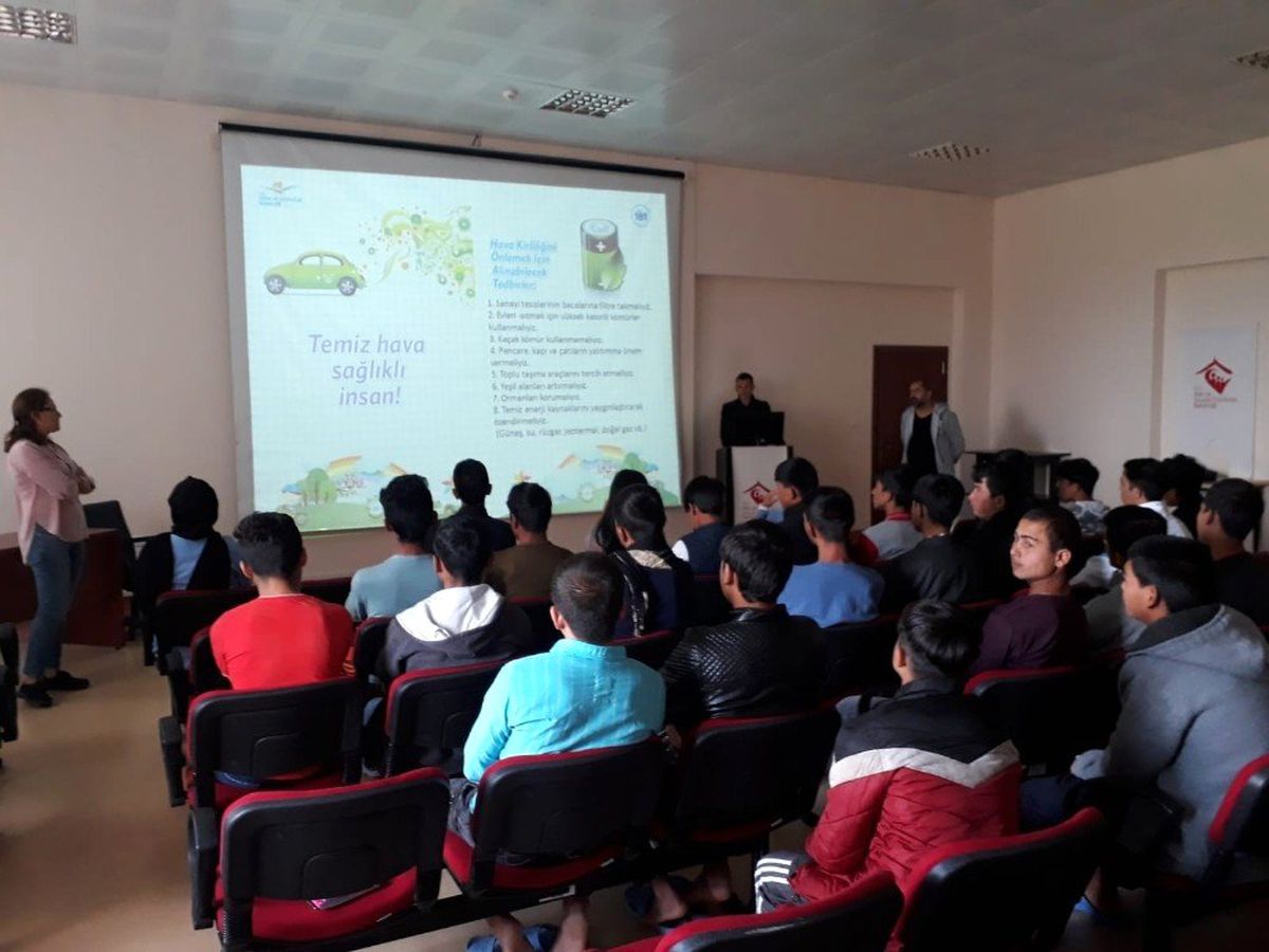 Mülteci çocuklara yönelik \'Sıfır Atık Projesi\' semineri düzenlendi