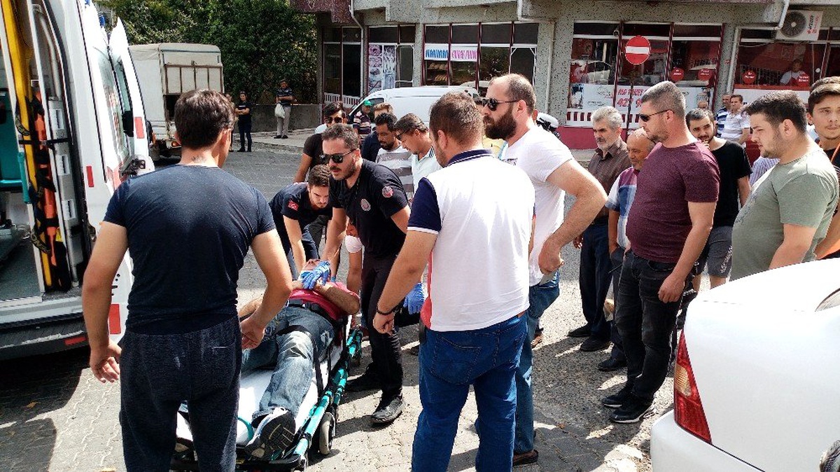 Tekirdağ\'da motosiklet kazası: 1 yaralı