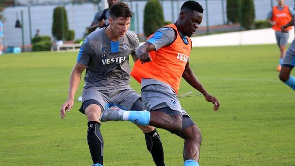 Trabzonspor\'da Ekuban ve Campi antrenmanı tamamlayamadı