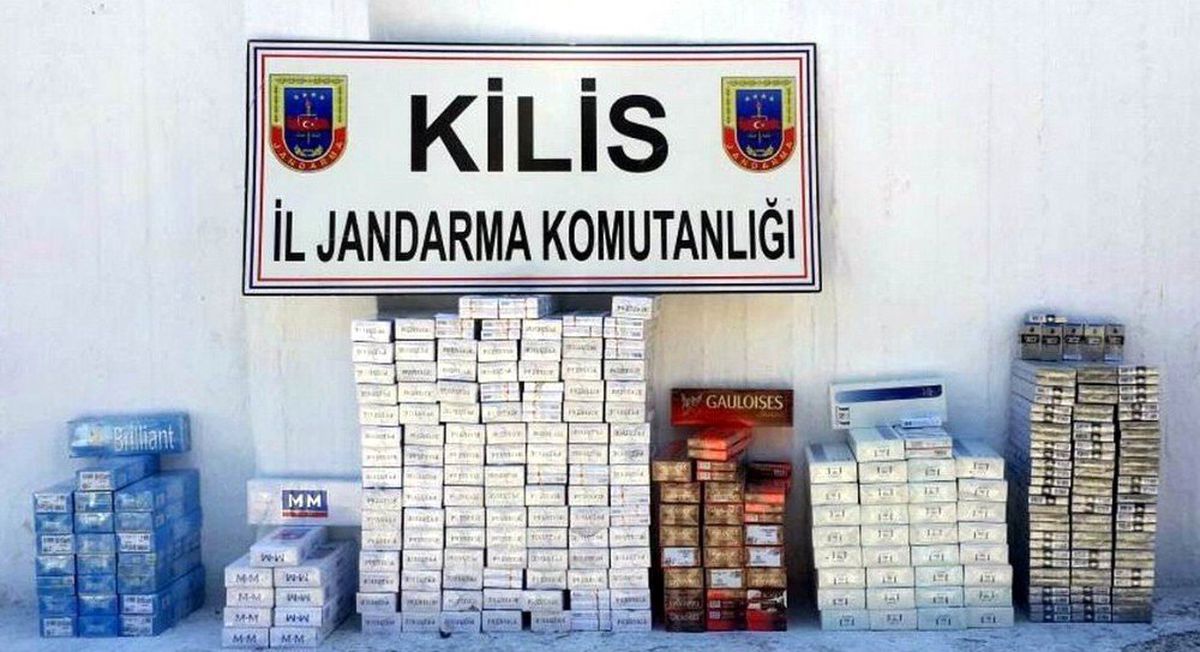 10 bin paket kaçak sigara ele geçirildi