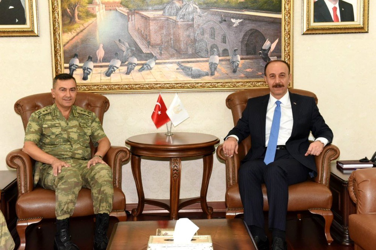 7\'nci Kolordu Komutanı Yıldırım Şanlıurfa\'da