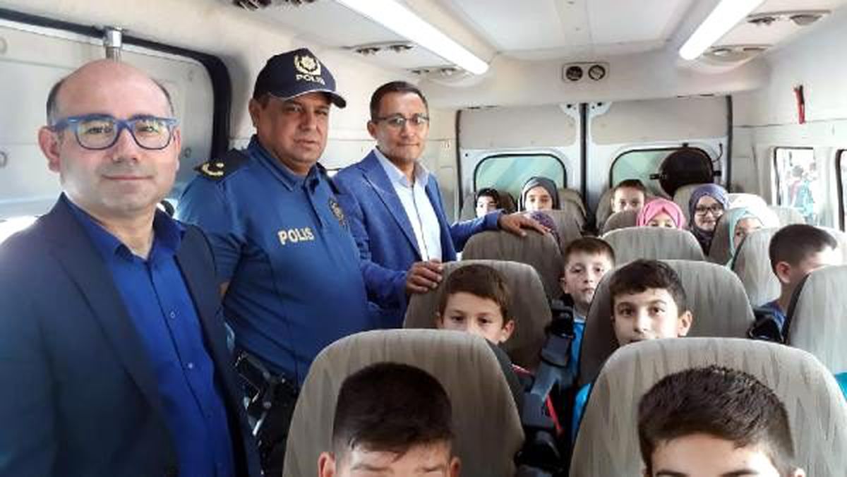 Alaşehir\'de öğrenci servisi denetimi