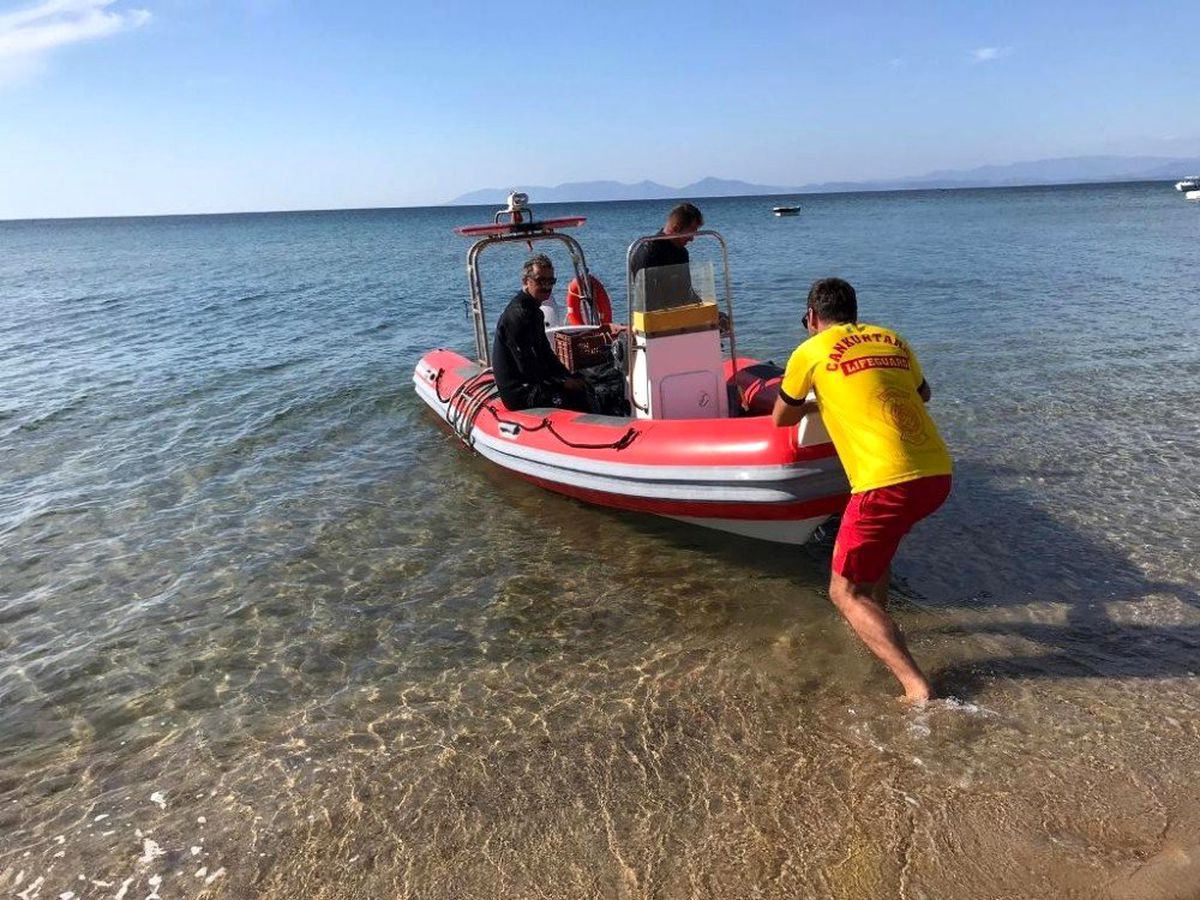 Ayvalık\'ta denizde kaybolan yaşlı kadının cesedi Midilli açıklarında bulundu