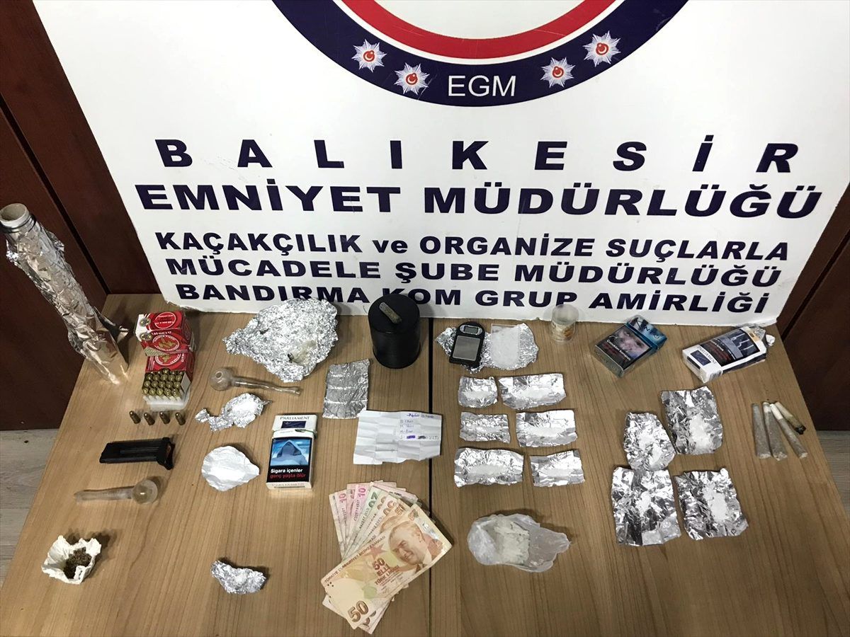 Bandırma\'da uyuşturucu operasyonu