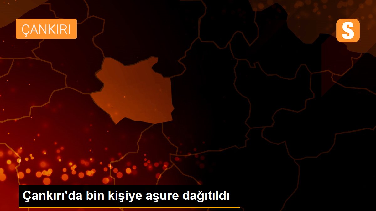 Çankırı\'da bin kişiye aşure dağıtıldı