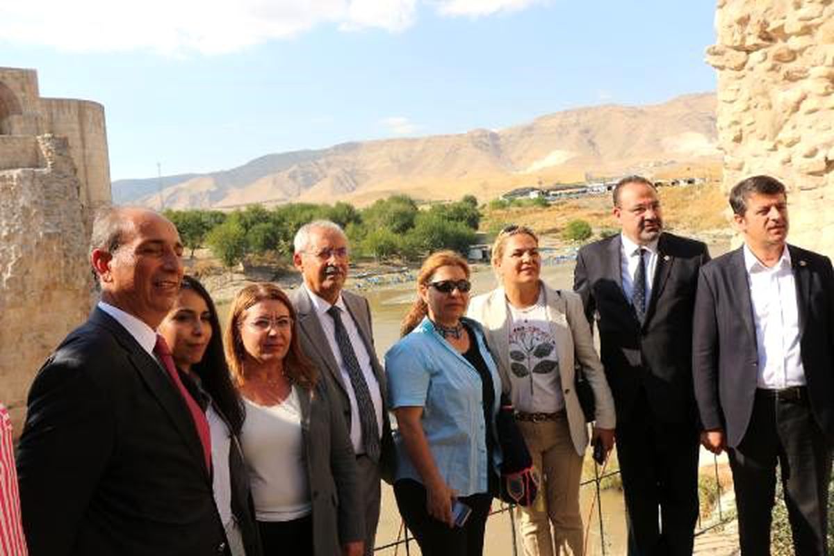 Chp heyetinden hasankeyf ziyareti