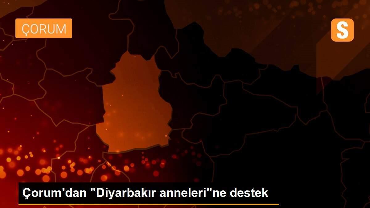 Çorum\'dan "Diyarbakır anneleri"ne destek